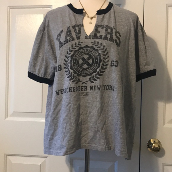 Funko Tops - EUC gray and black marvel short sleeve shirt